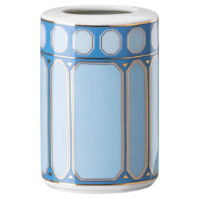 Vaso Signum in porcellana, piccolo, blu
