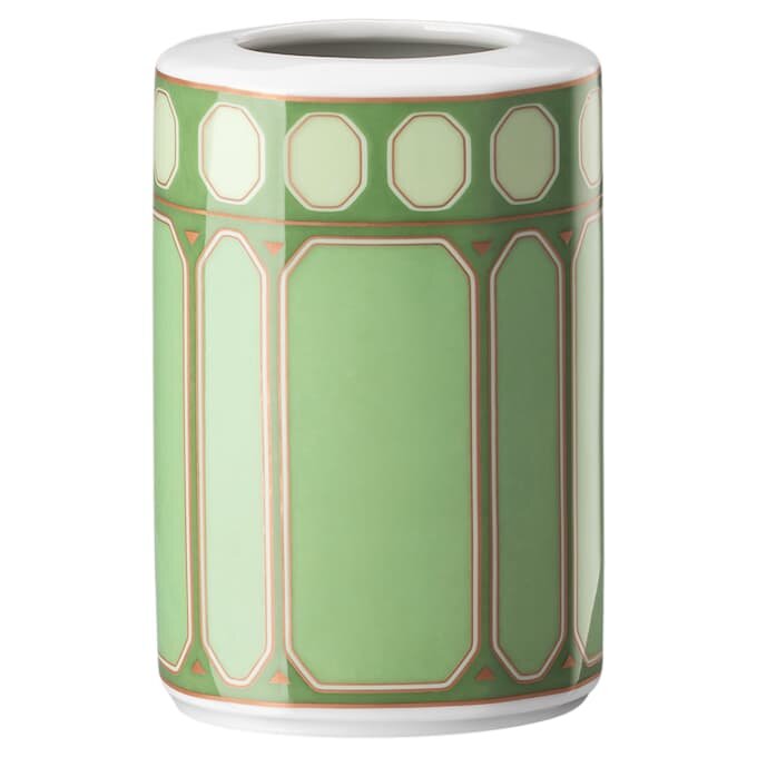 Vaso Signum in porcellana, piccolo, verde Vaso Signum in porcellana, piccolo, verde