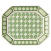 Vassoio Signum in porcellana, piccolo, verde Vassoio Signum in porcellana, piccolo, verde